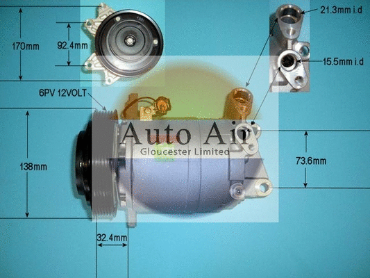 Compressor, air conditioning (14-1454)