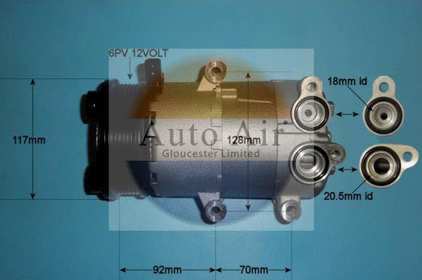Compressor, air conditioning (14-1138P)