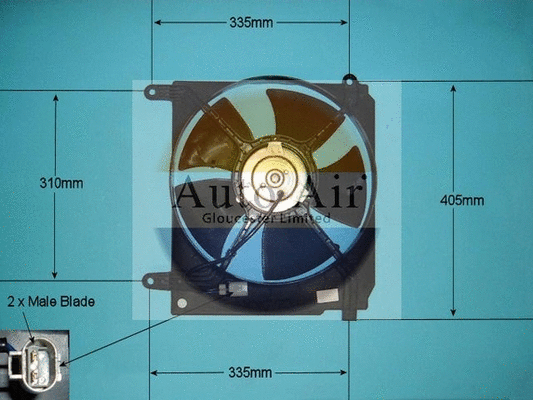Electric Motor, radiator fan (05-1127)