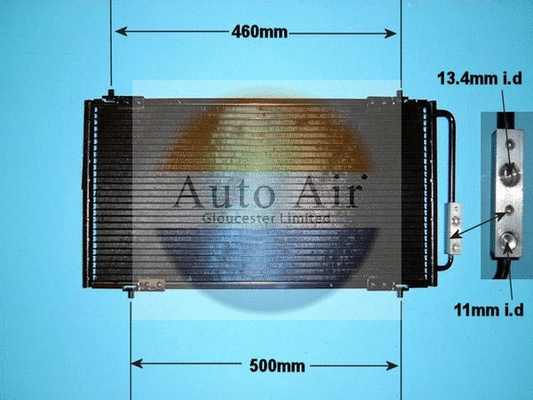 Condenser, air conditioning (16-1215)