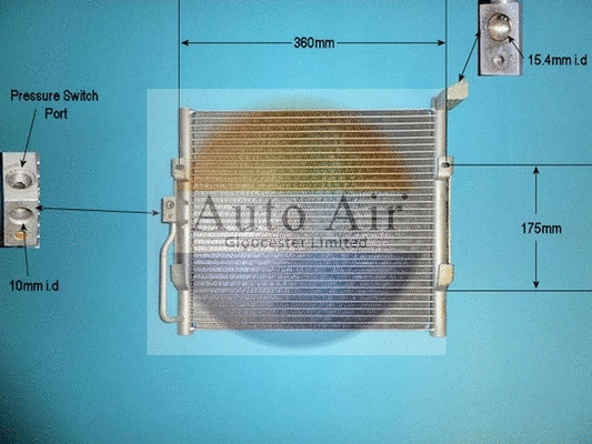 Condenser, air conditioning (16-1136)