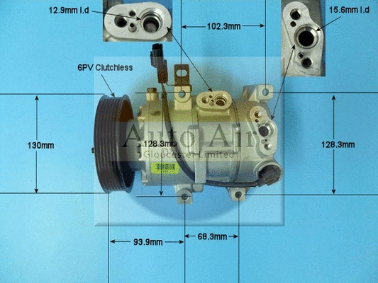 Compressor, air conditioning (14-9776)