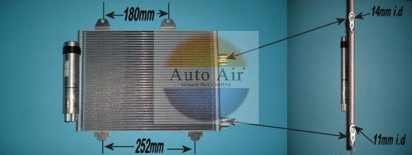 Condenser, air conditioning (16-1333A)