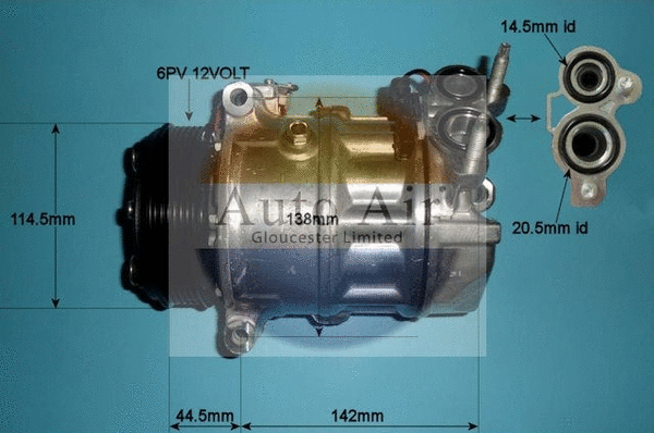 Compressor, air conditioning (14-2083P)
