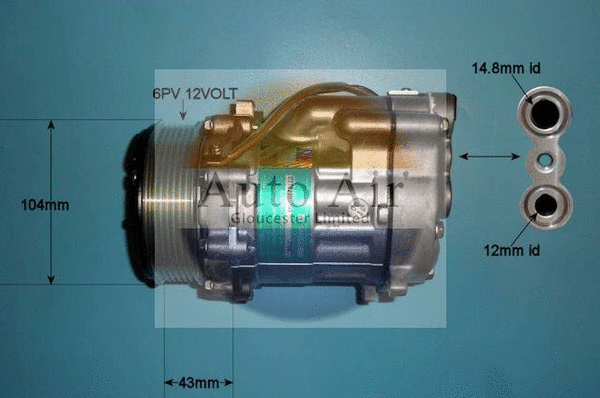 Compressor, air conditioning (14-0286)