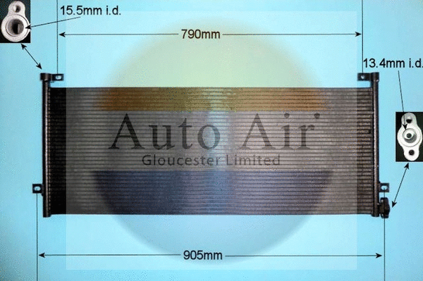 Condenser, air conditioning (16-2066)