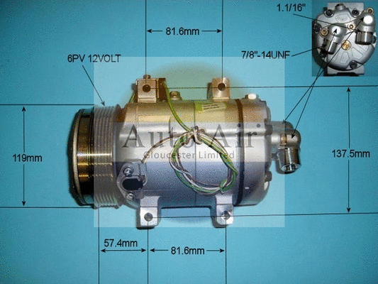 Compressor, air conditioning (14-7589)