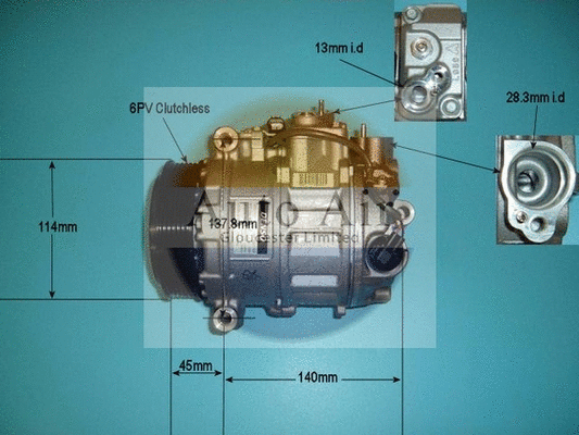 Compressor, air conditioning (14-9153)