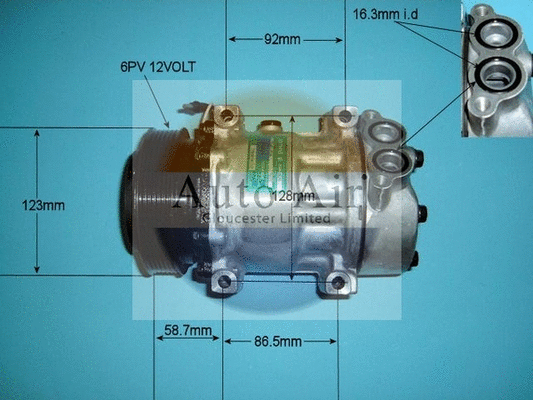 Compressor, air conditioning (14-7815)