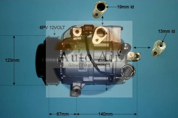 Compressor, air conditioning (14-9773)