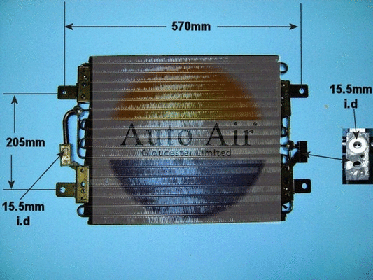 Condenser, air conditioning (16-1117)