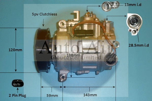 Compressor, air conditioning (14-1286)