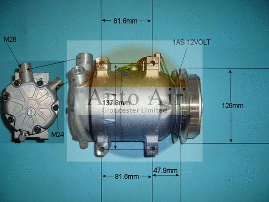 Compressor, air conditioning (14-9695)