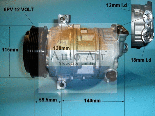 Compressor, air conditioning (14-7496)