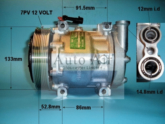 Compressor, air conditioning (14-5862)