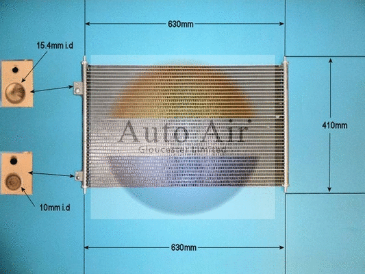 Condenser, air conditioning (16-1145)