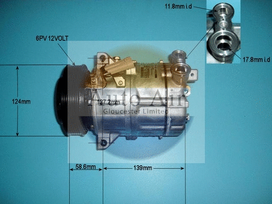Compressor, air conditioning (14-8628)