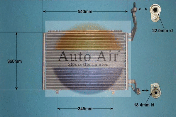 Condenser, air conditioning (16-1395)