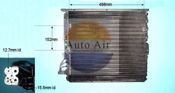 Condenser, air conditioning (16-6597)