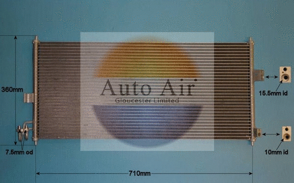 Condenser, air conditioning (16-6204)