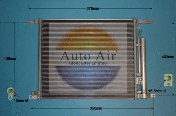 Condenser, air conditioning (16-1364)