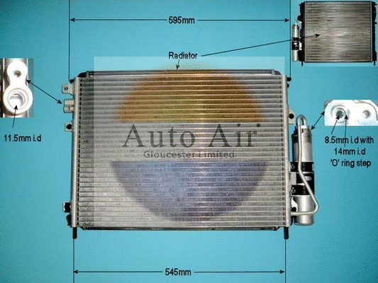 Condenser, air conditioning (16-1314)