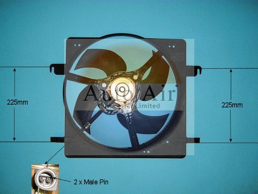 Electric Motor, radiator fan (05-1138)