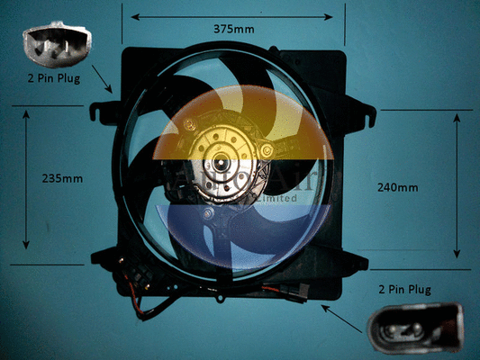 Electric Motor, radiator fan (05-1272)