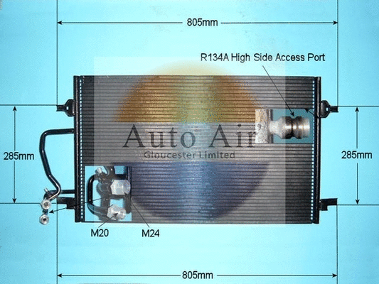 Condenser, air conditioning (16-9742)