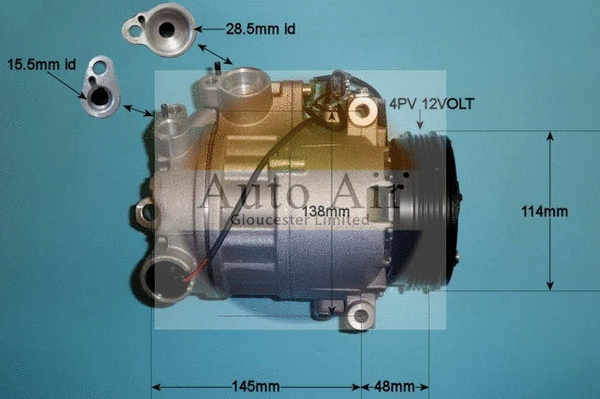 Compressor, air conditioning (14-9766P)