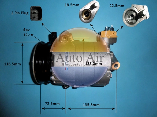 Compressor, air conditioning (14-9787P)