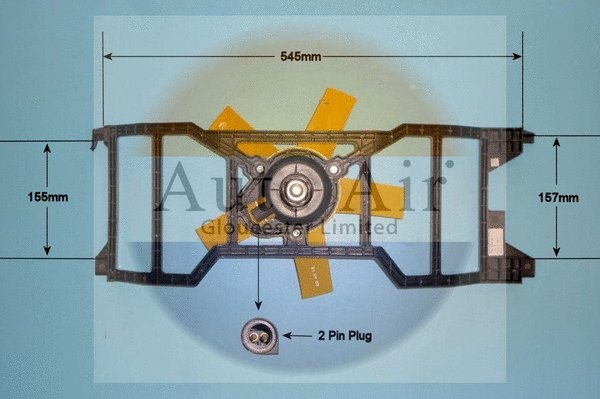 Electric Motor, radiator fan (05-1245)
