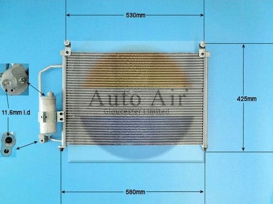 Condenser, air conditioning (16-9758)