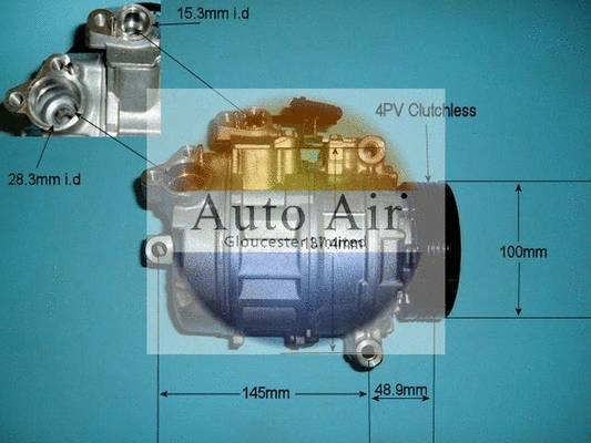 Compressor, air conditioning (14-9650)