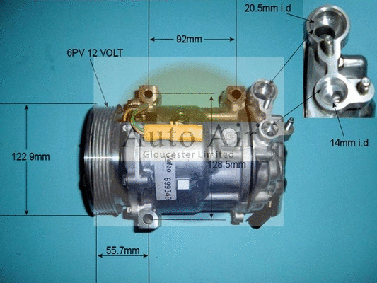 Compressor, air conditioning (14-1304)