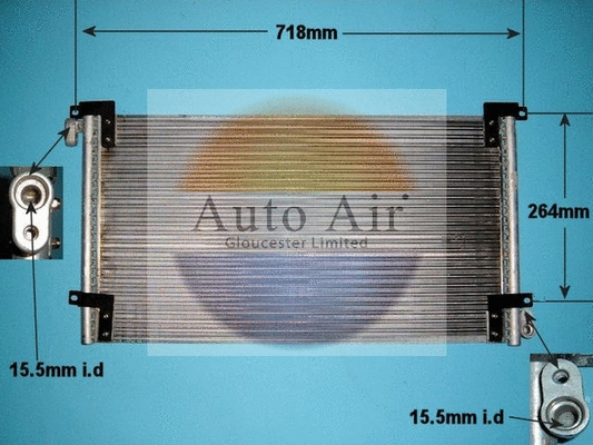 Condenser, air conditioning (16-1165)