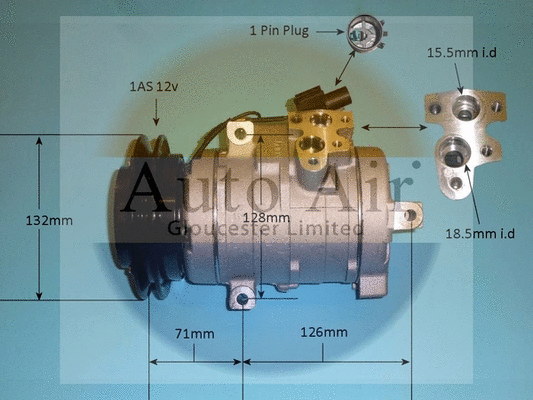 Compressor, air conditioning (14-0185P)