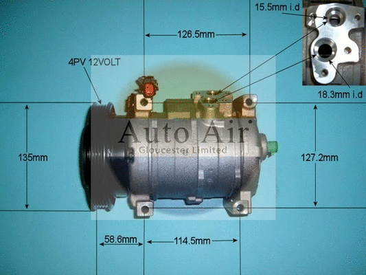 Compressor, air conditioning (14-7497)