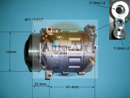Compressor, air conditioning (14-9637)