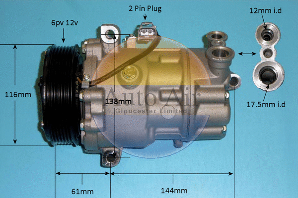 Compressor, air conditioning (14-1466P)