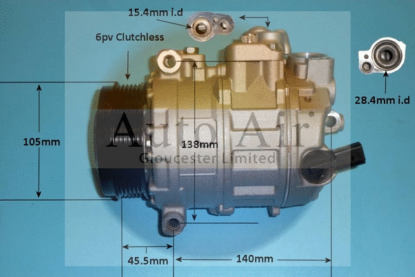 Compressor, air conditioning (14-0414P)