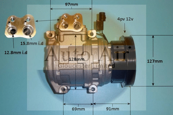 Compressor, air conditioning (14-1068P)