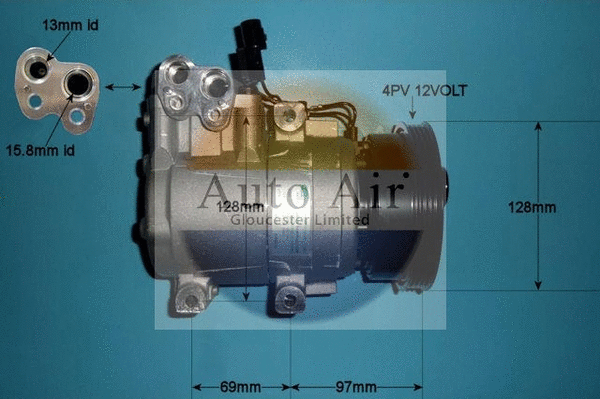 Compressor, air conditioning (14-1017)