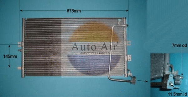 Condenser, air conditioning (16-6017)