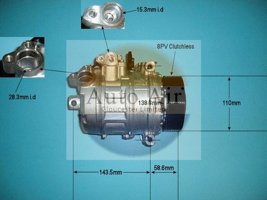 Compressor, air conditioning (14-0050)