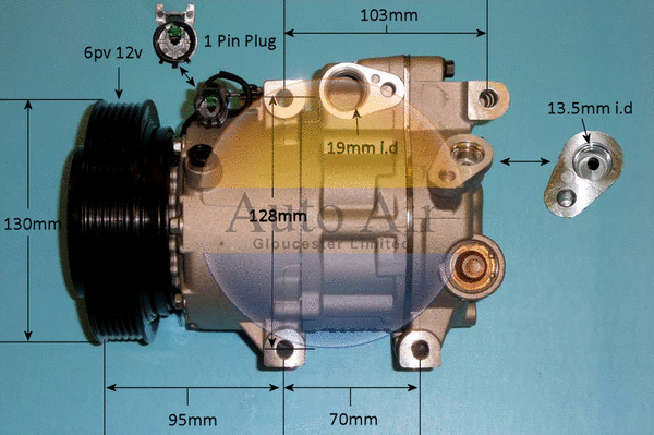 Compressor, air conditioning (14-1458P)
