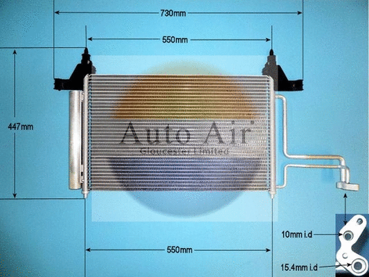 Condenser, air conditioning (16-1123)