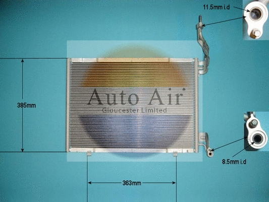 Condenser, air conditioning (16-6508)