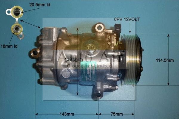 Compressor, air conditioning (14-0057)