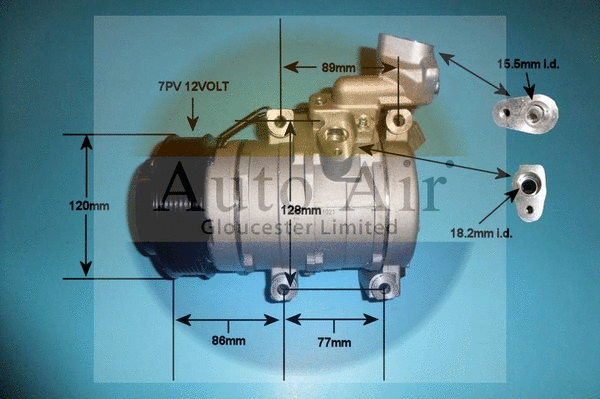 Compressor, air conditioning (14-6210P)